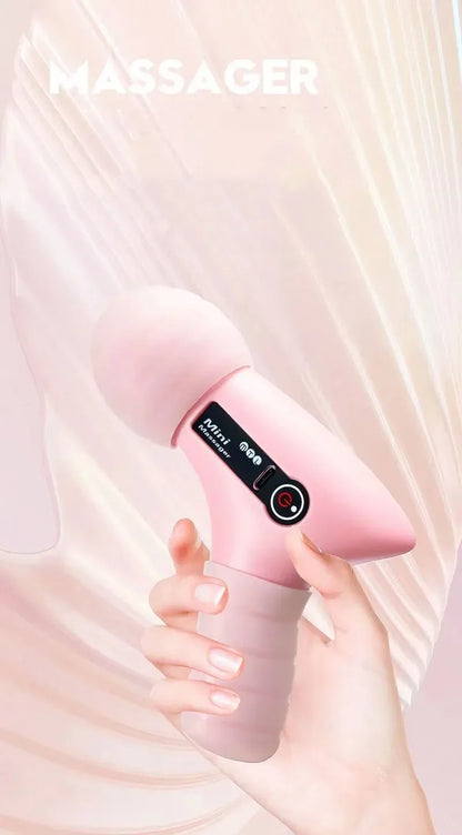 Mini LCD Screen Muscle Massager with Six Heads - Smarsty