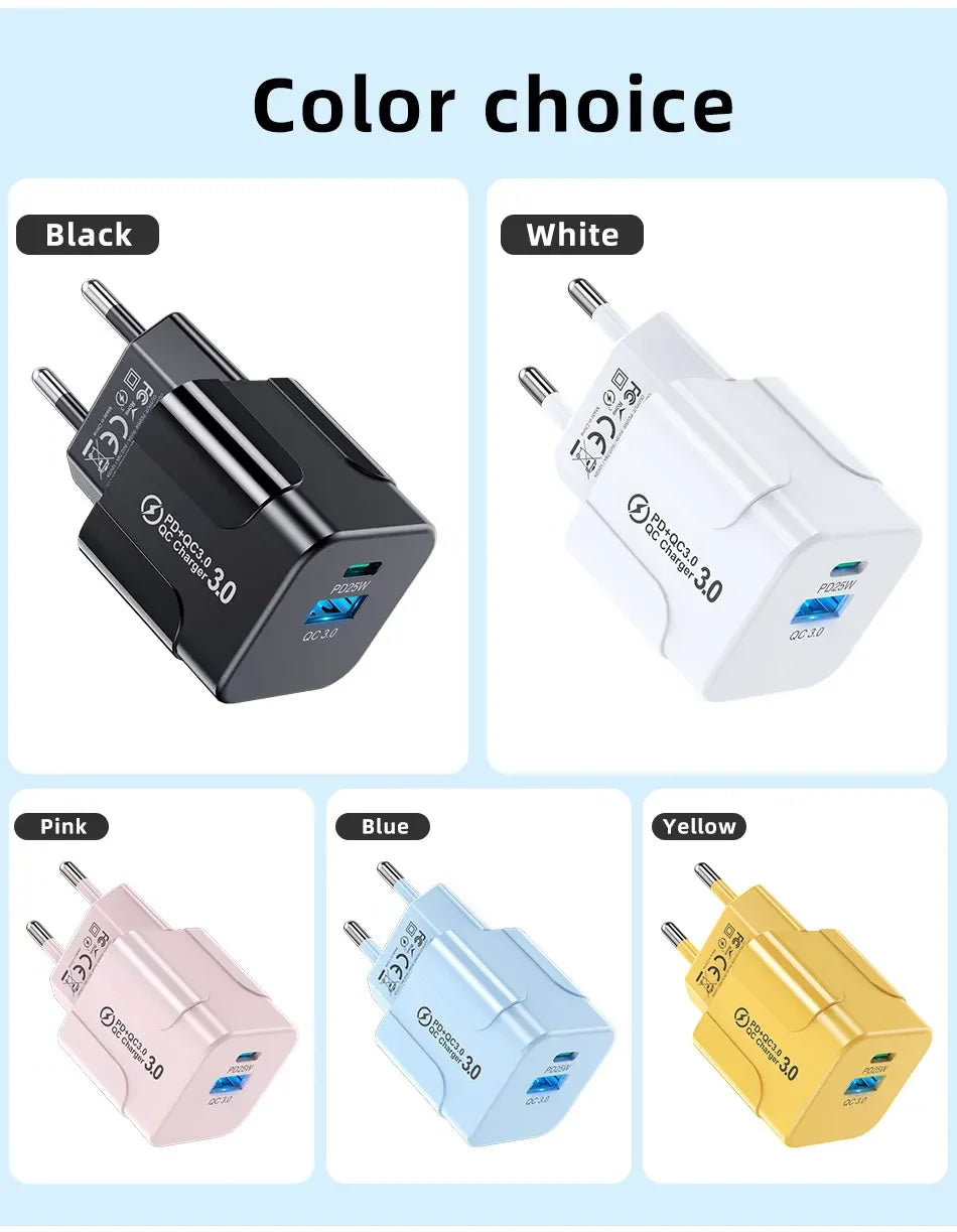 25W USB C HighEfficiency FastCharger iPhone 15 Pro Max - Smarsty
