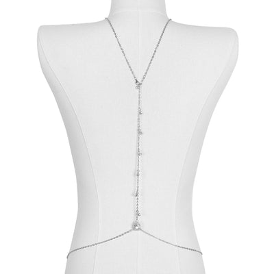 Backless Rhinestone Body Chain for Summer Beach Wear - Smarsty