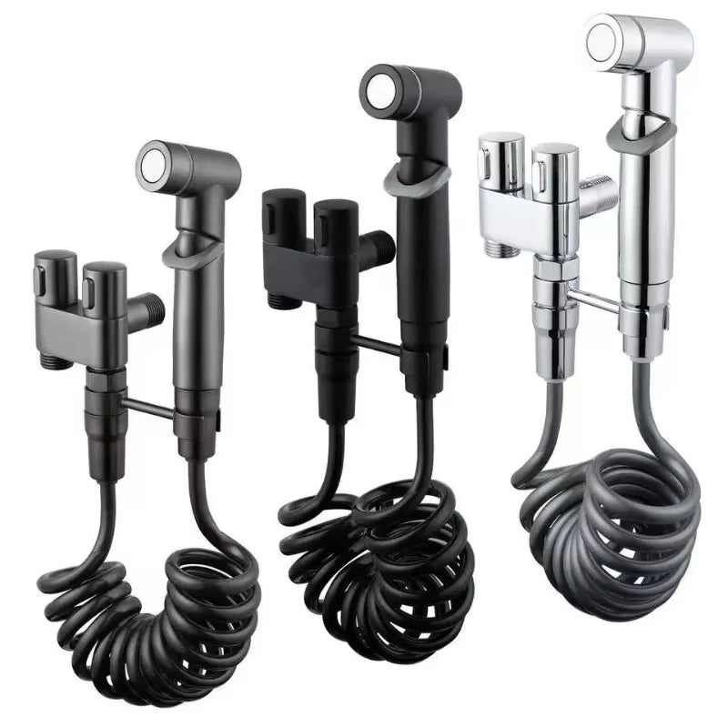 Portable Cold Water Bidet Sprayer Set for Easy Cleaning - Smarsty