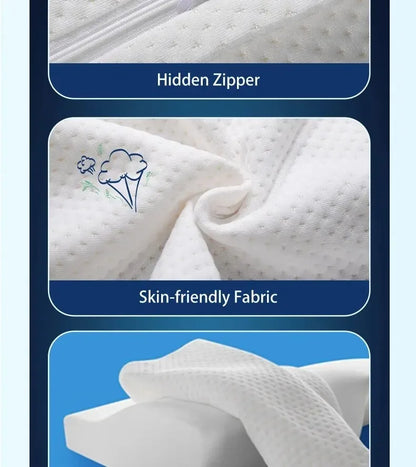 Memory Foam Orthopedic Neck Pillow for Pain Relief - Smarsty