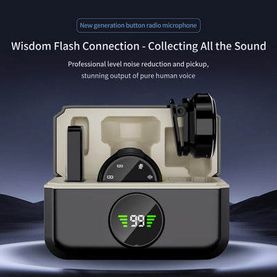 Wireless Lavalier Microphone for Android and iPhone Recording - Smarsty