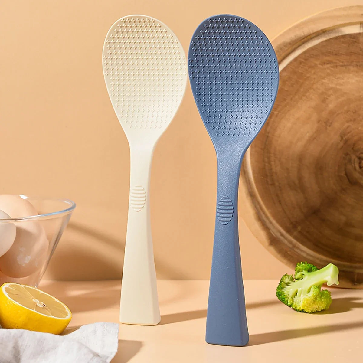 Food Grade Silicone Rice Spoon, Household Non-stick Pot, High Temperature Resistant Kitchen Spoon, Kitchen Tools, 1 tbsp
