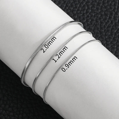 Trendy Stainless Steel Snake Bone Chain Bracelet - Smarsty