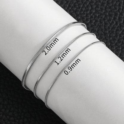 Trendy Stainless Steel Snake Bone Chain Bracelet - Smarsty