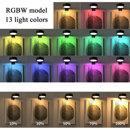 Magnetic LED Wall Light with Dimmable Feature - Smarsty