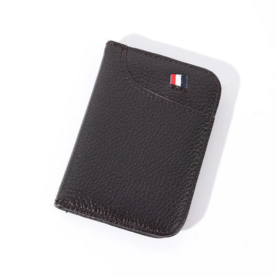 Portable Super Slim Soft Wallet PU Leather Mini Credit Card Wallet Purse Card Holders Men Wallet Thin Small Short Wallets - Smarsty