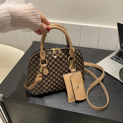 Lux Plaid Crossbody Bag For Women With Compact Mini Purse - Smarsty