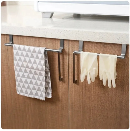 Stainless Steel Over Door Towel Rack Organizer - Smarsty