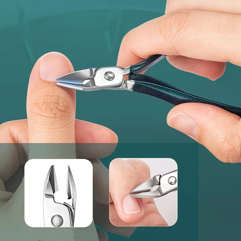 Stainless Steel Nail Care Kit with Travel Case - Smarsty
