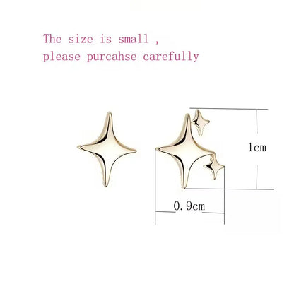 925 Sterling Silver Star Earrings with Tassel Design for Women - Smarsty
