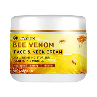SUYARUN Bee Venom Collagen Anti-Aging Face Cream | Firming Lifting Moisturizer | Wrinkle Reduction | 24H Hydration. - Smarsty