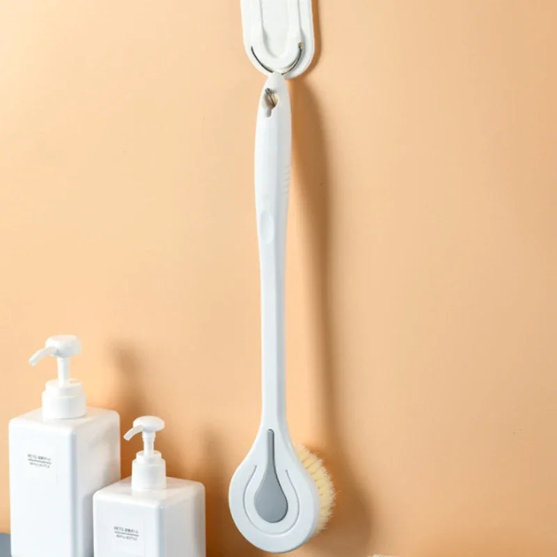 Soft Hair Bath Brush with Long Handle for Easy Scrubbing - Smarsty