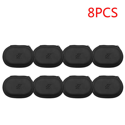 PU Leather Earphones Storage Case with Zipper Closure - Smarsty