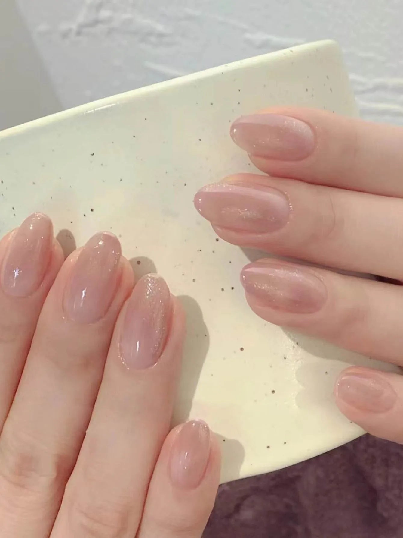 24pcs White French Press On Almond Nails Full Cover - Smarsty
