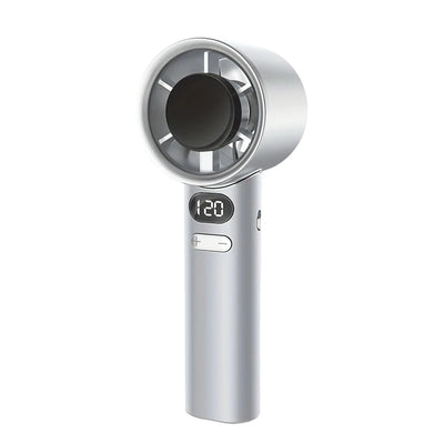 Portable Fan 120-Speed Digital Display Ice Cooling Tech Stylish Semiconductor Condensation Mini Personal Fan  for Home, Office