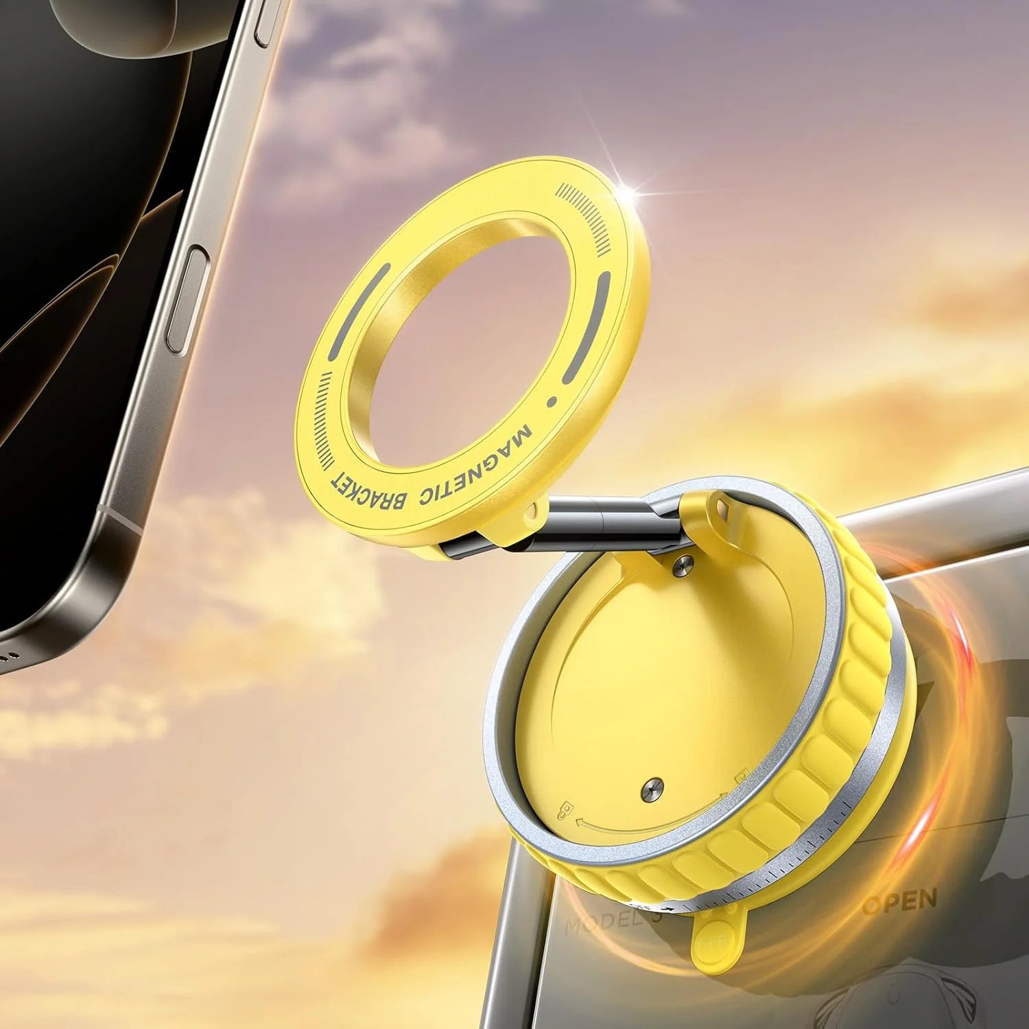 Upgraded Magnetic Car Phone Holder With 360 Rotation - Smarsty