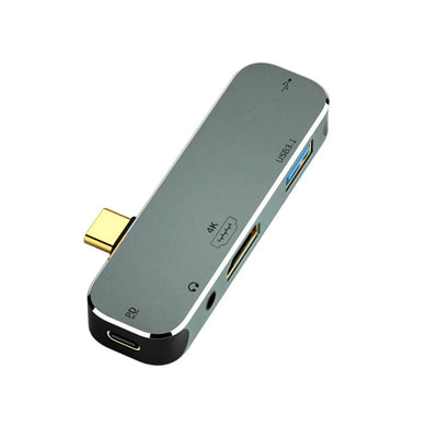 Type-C Extension Hub to 3.5 PD100W USB3.0/USB2.0/USB3.1 HDMI-Compatible Splitter Computer Peripherals