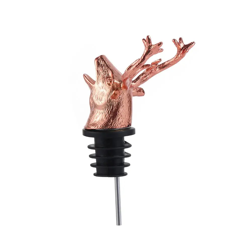 Deer Head Wine Pourer Stopper for Easy Aeration - Smarsty
