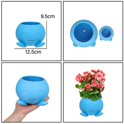 Oddish Flowerpot Funny Inspired Flower Pot for Garden Decor Desk Decor