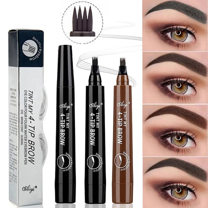 Waterproof Eyebrow Tattoo Pen for Long-Lasting Makeup - Smarsty