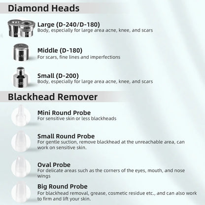 Professional Diamond Microdermabrasion Machine for Home Use - Smarsty