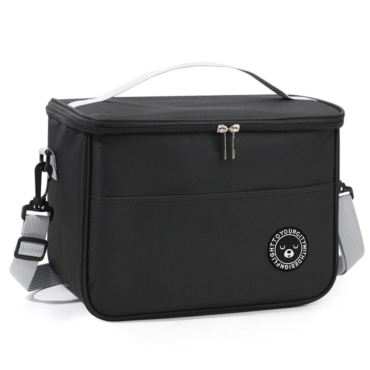 Waterproof Insulated Lunch Bag With Durable Shoulder Strap - Smarsty
