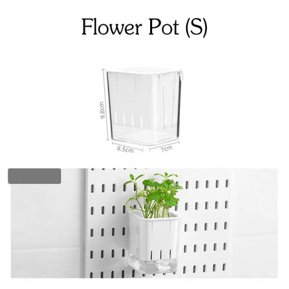 DIY Pegboard Accessories Kitchen Organization No Drill Hanging Shelf Storage Hooks Wall Organizer Crafts For Garage Room