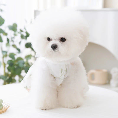 Luxury Summer Dog Dress with Cooling Mesh Skirt - Smarsty