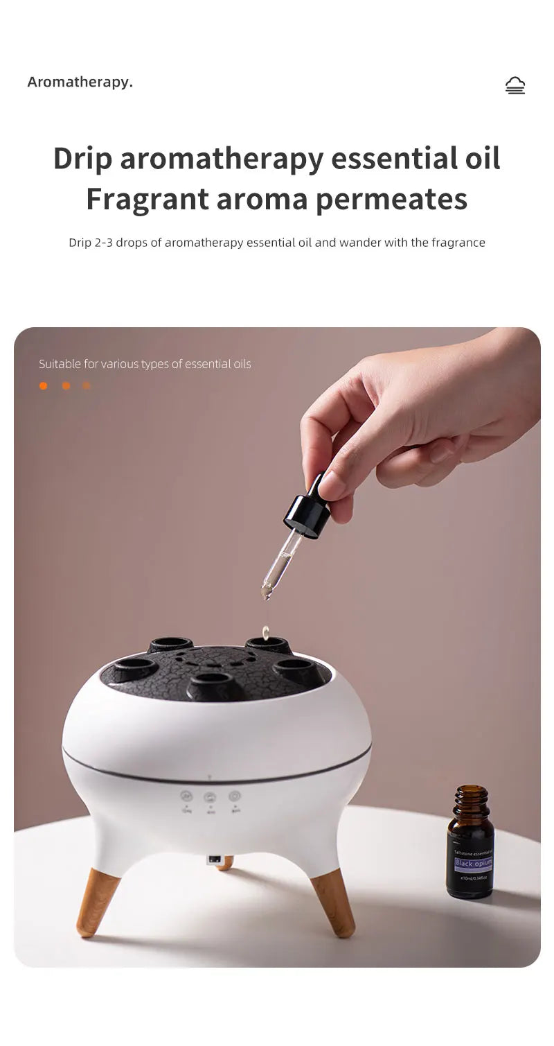 Dynamic Jellyfish Humidifier With Colorful Night Lights - Smarsty