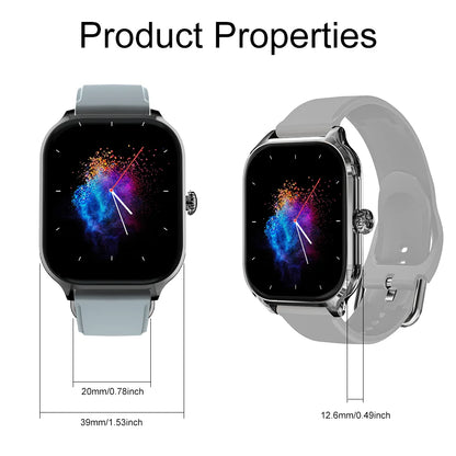 LAXASFIT H9 Smartwatch with Call Function and Heart Rate Monitoring - Smarsty