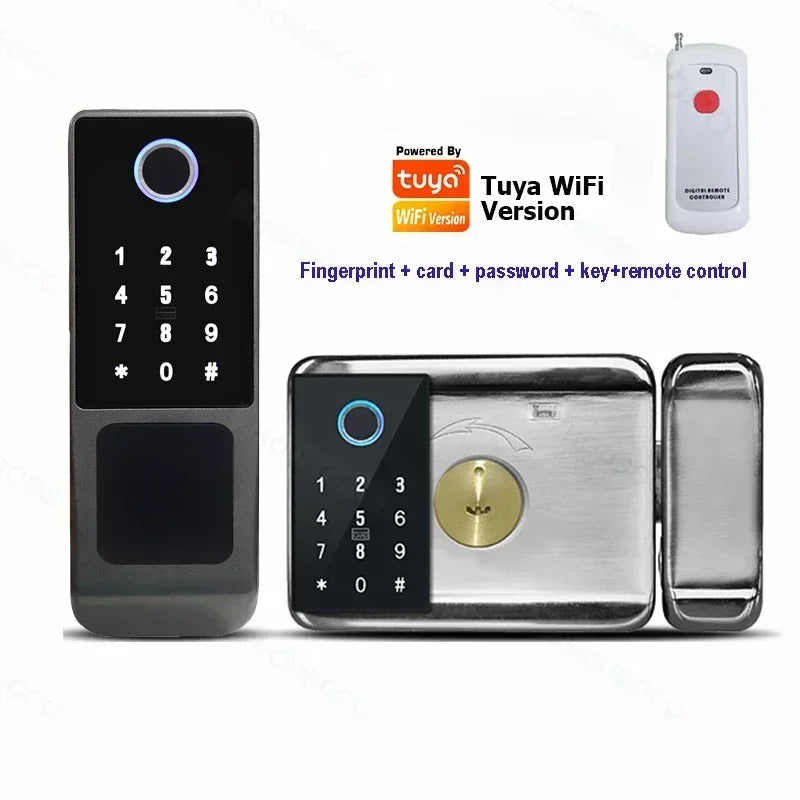 Waterproof Smart Door Lock with Bluetooth and WiFi Control - Smarsty