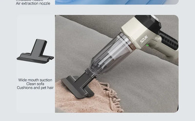 Cordless Car Vacuum Cleaner With Strong Suction Portable - Smarsty