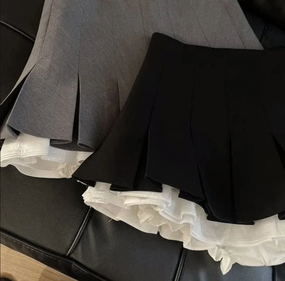 Silver Sequin Skirt Woman High Waist Mini Skirt Woman Fashion Shiny Glitter Elegant Short Skirts For Women Y2k Skirts - Smarsty
