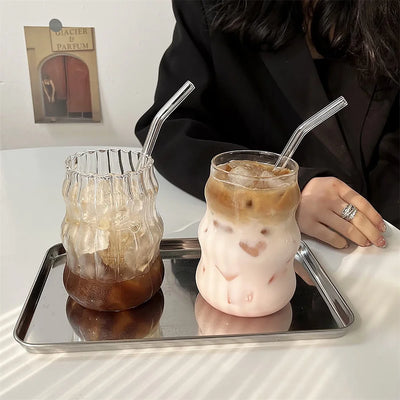 Heat Resistant 530ml Glass Cup for Tea and Juice - Smarsty