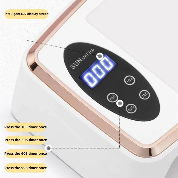90 LED Nail Dryer Lamp for Quick Gel Curing - Smarsty