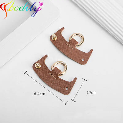 1 Set Bag Strap For Longchamp Mini Punch-free Genuine Leather Shoulder Strap Set Transformation Crossbody Strap Bag Accessories - Smarsty