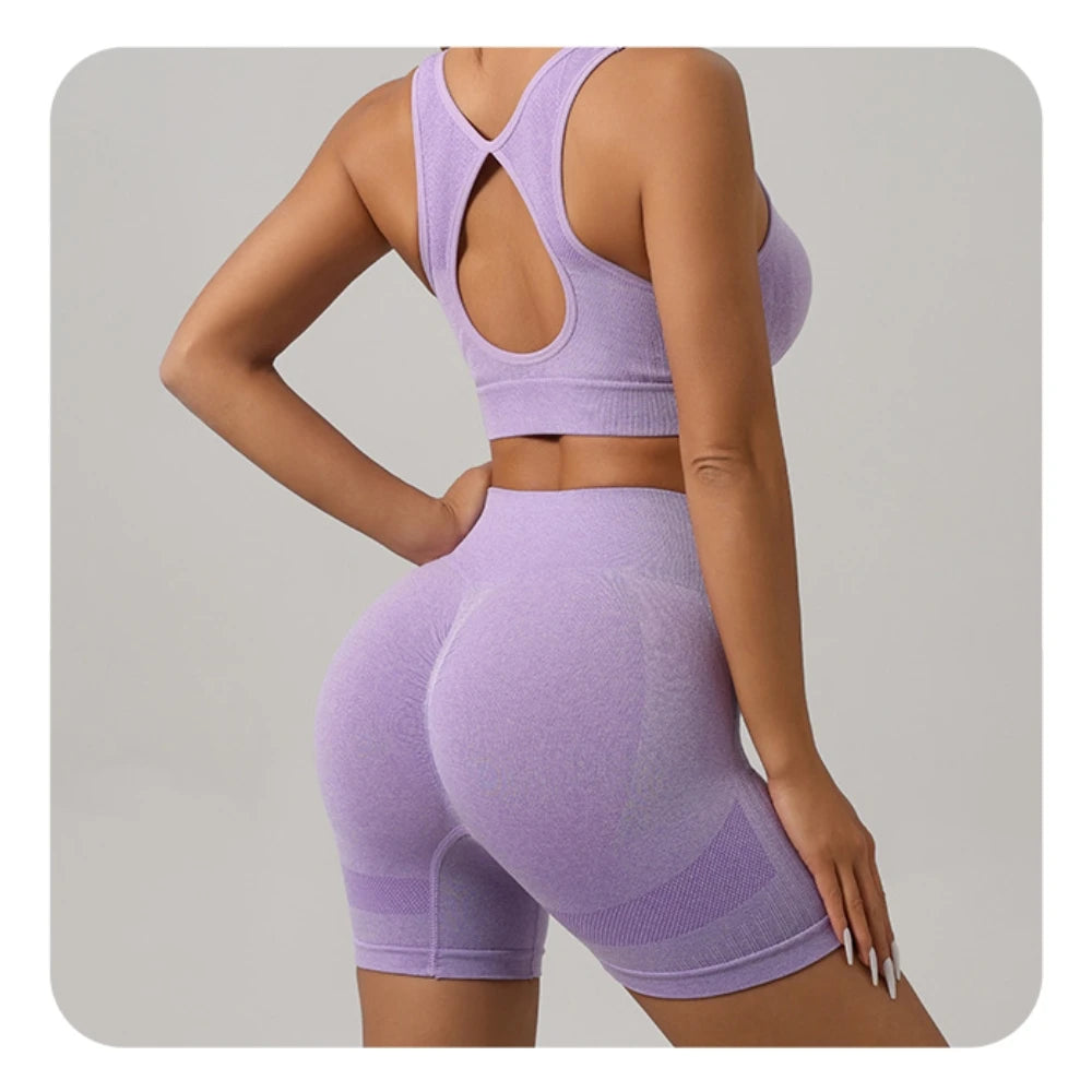 Yoga Shorts Women High Waist Workout Shorts Fitness Yoga Tights Lift Butt Fitness Ladies Yoga Gym Running Short Pants Sportswear - Smarsty