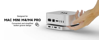 Mac Mini Docking Hub With M.2 SSD Enclosure 4K HDMI