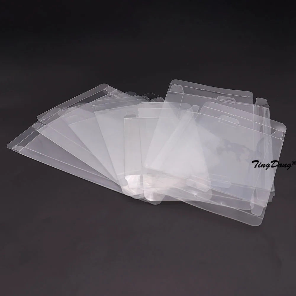10PCS Clear Game Cartridge Box Protectors for Nintendo - Smarsty