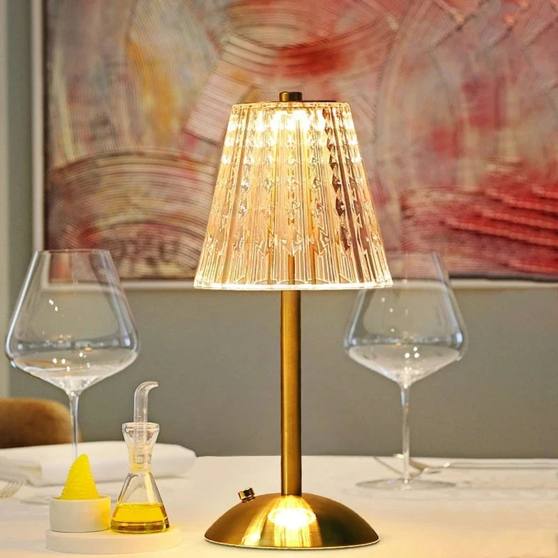 Rechargeable Wireless Table Lamp for Bedroom Decor - Smarsty