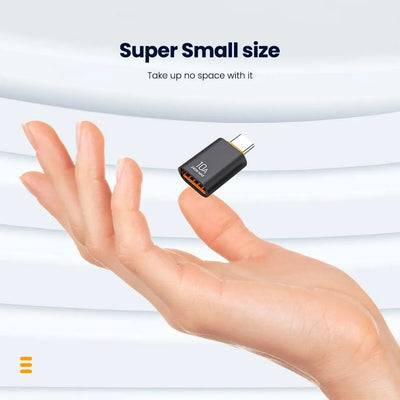 10A OTG USB 3.0 To Type C Adapter USB Female To Type c Male Fast Charging adadpter OTG USB C For Xiaomi Samsung Laptop PC - Smarsty