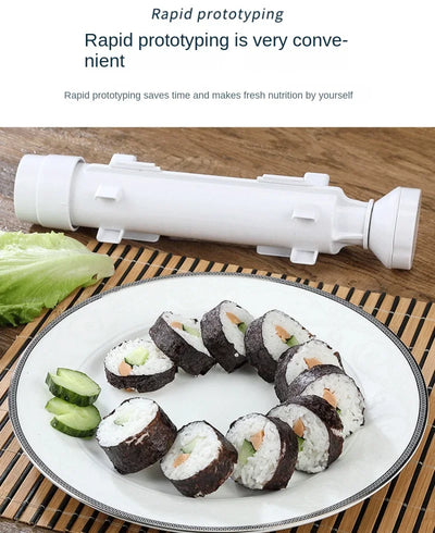 DIY Cylinder Sushi Making Machine Quick Sushi Bazooka Japanese Rolled Rice Meat Mold Rice Ball Mold  Kitchen Bento Accessories - Smarsty