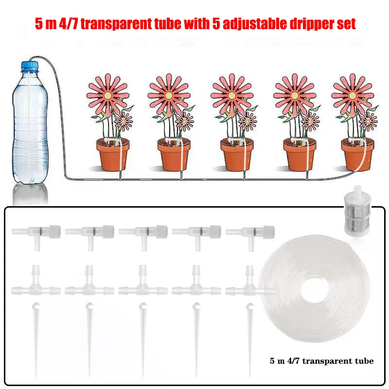 Garden Drip Irrigation Kit for Efficient Plant Watering - Smarsty