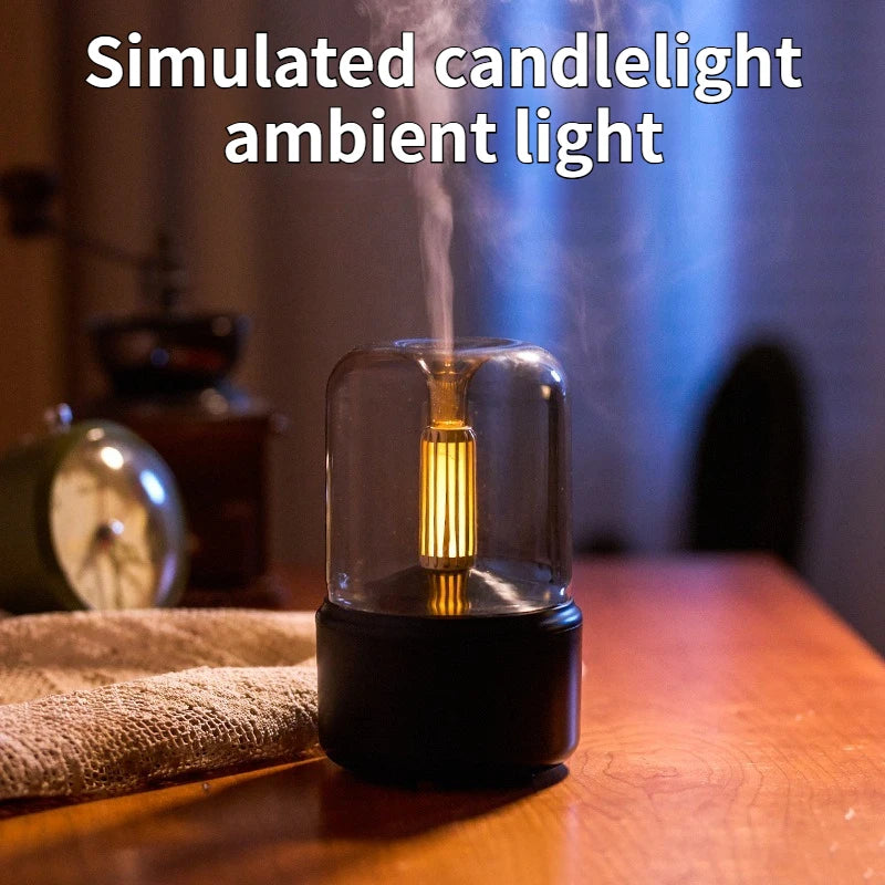 Candlelight Aromatherapy Humidifier for Home Office - Smarsty