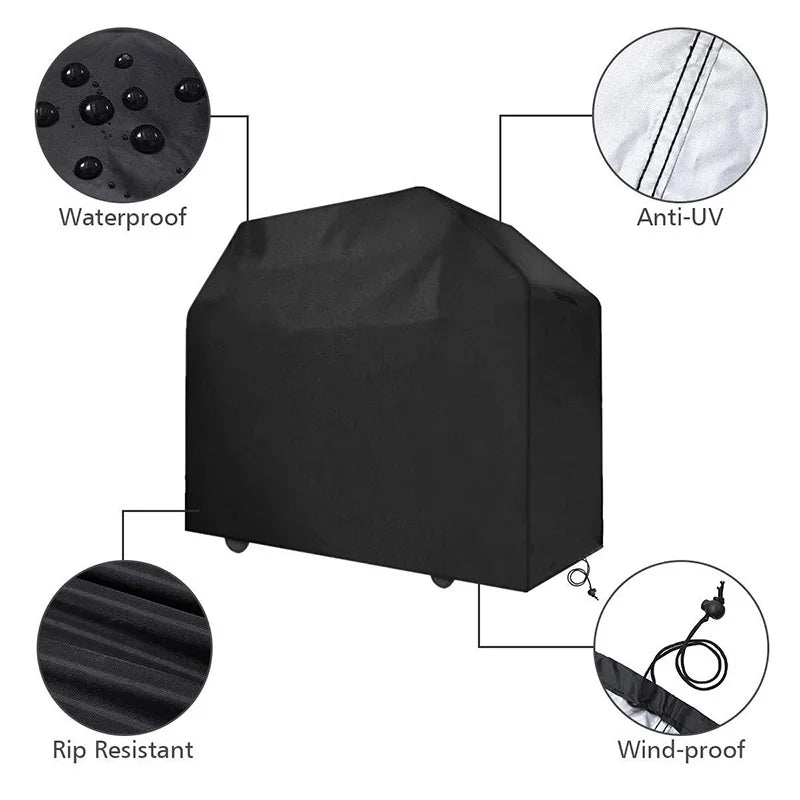 Waterproof BBQ Grill Cover for Outdoor Protection - Smarsty
