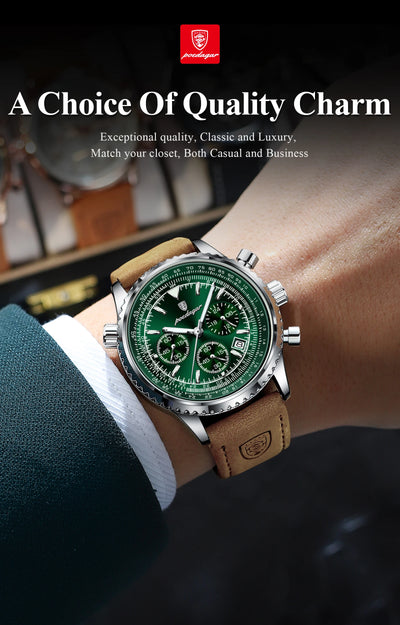Luxury Waterproof Quartz Chronograph Watch for Men - Smarsty