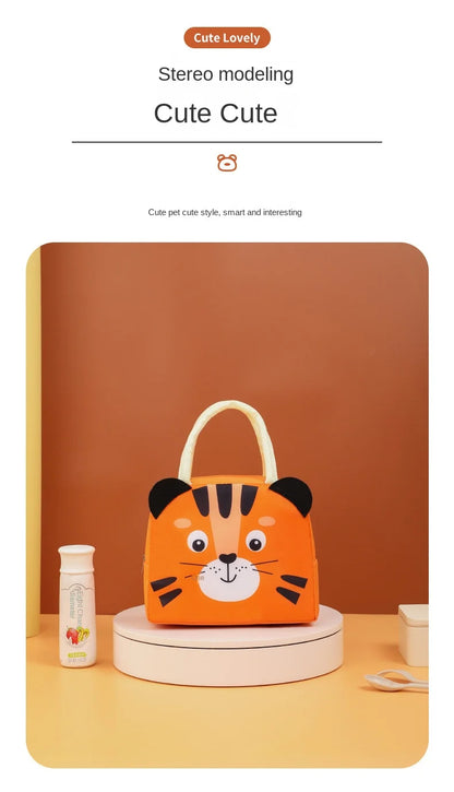 Cartoon Kids Lunch Bag With Thermal Insulation Waterproof - Smarsty