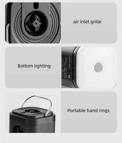 Mini Portable Air Pump USB Rechargeable Inflate Deflate - Smarsty
