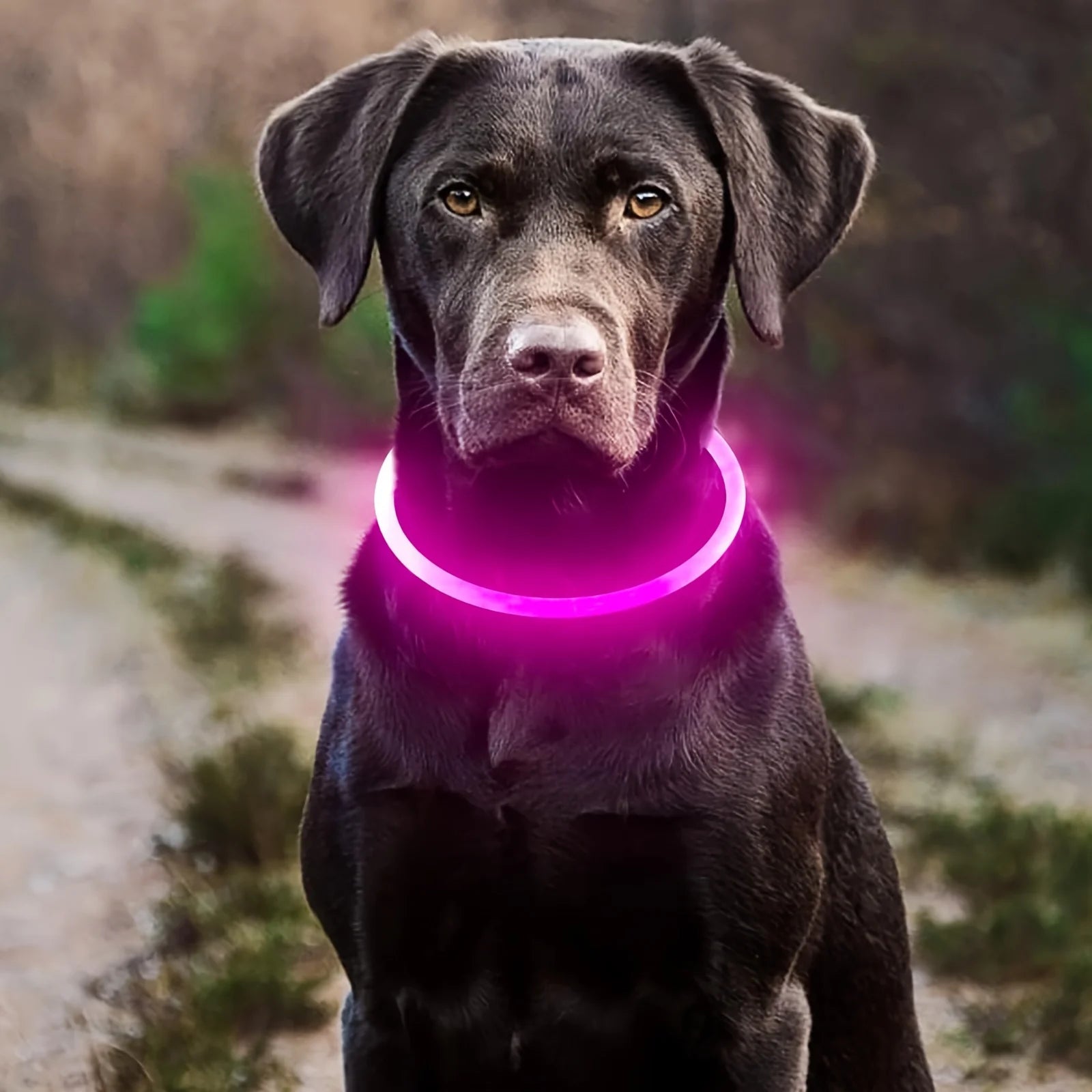 USB Rechargeable LED Dog Collar for Safety - Smarsty